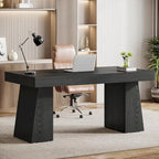 55-inch bureau met dubbele trapezoïde onderstellen
