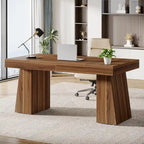 55-inch bureau met dubbele trapezoïde onderstellen